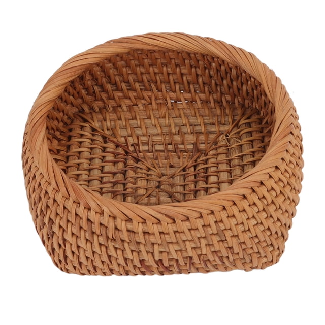 Rattan Storage Basket, Durable Simple Rattan Basket Fine Workmanship Exquisite For Living Room S,M,L