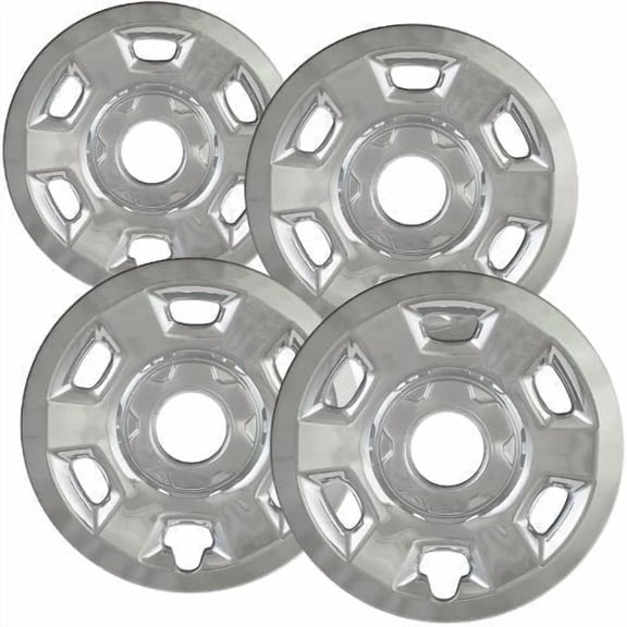 Set of 4 16 inch Chrome Wheel Skins Covers compatible with 15-20 Chevrolet Colorado Base 15-22 Colorado WT 15-22 GMC Canyon Impostors for 8109 Wheel Series