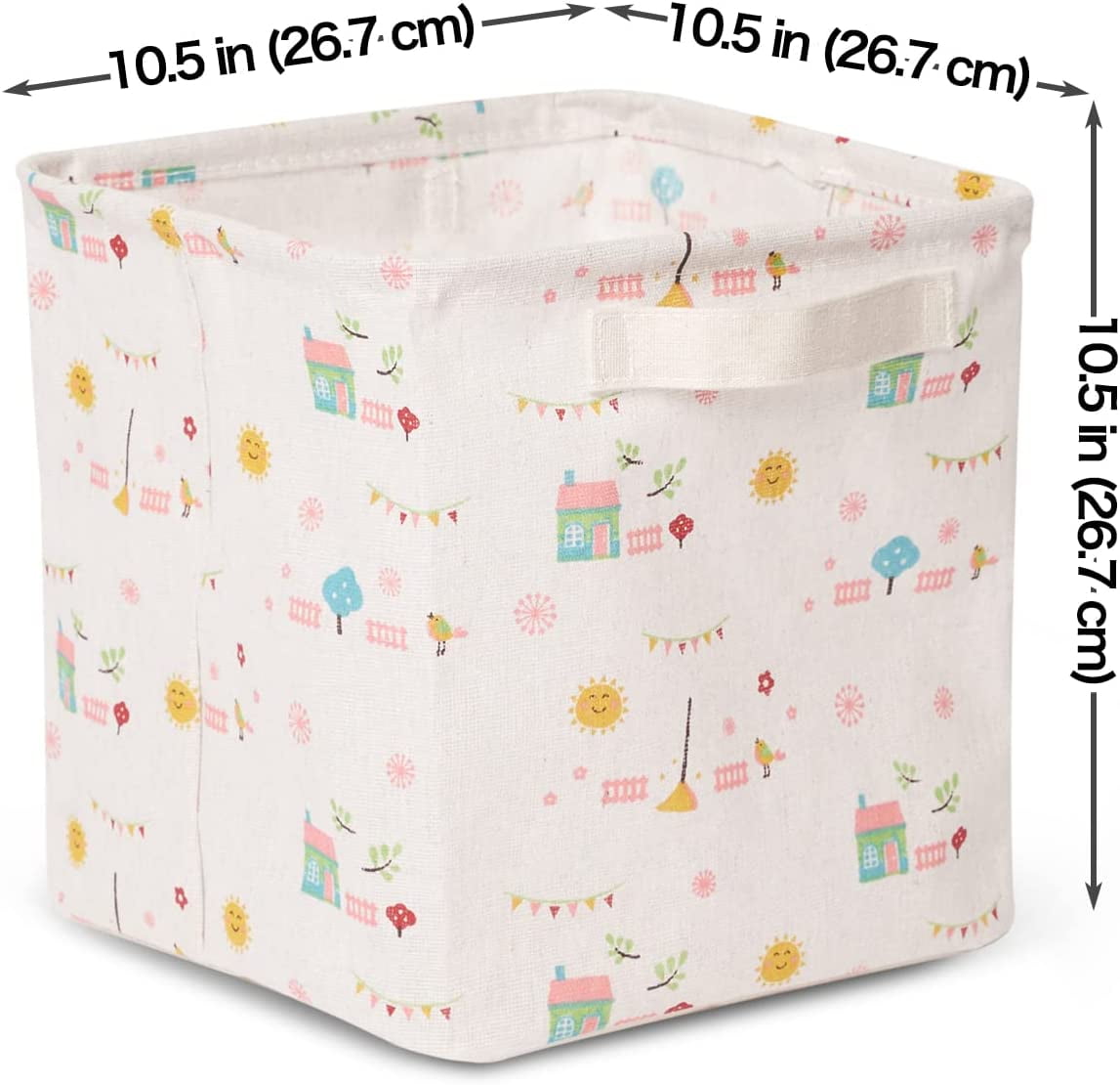 EZOWare EZOWare 4 Pcs Small Foldable Storage Bins Baskets, Collapsible Cute  Fabric Shelf Organizer Containers with Handles for Bathroom Toys Nursery  Kids Toddlers Home - Mixed Characters, 10 x 6.5 x 5