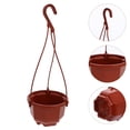 thumbnail image 4 of 10 juegos de cestas colgantes de flores, macetas colgantes de interior, soportes para plantas colgantes, 4 of 8