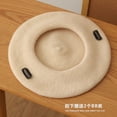 thumbnail image 3 of LinYooLi Hot Selling Autumn And Winter Wool Beret For Girls, Artistic And Retro, Versatile Korean Version Painter Hat, English Solid Color Felt Hat, 3 of 9