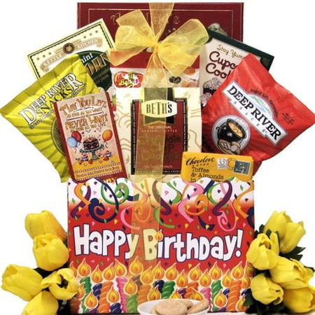GreatArrivals.com Gift Baskets Great Arrivals Happy Birthday Sweets & Treats Gift Basket