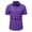 Purple, variant on Men's Casual Dark Check Shirt with Short Sleeves and Loose Fit for Everyday Streetwear versatile Summer Wardrobe for Men