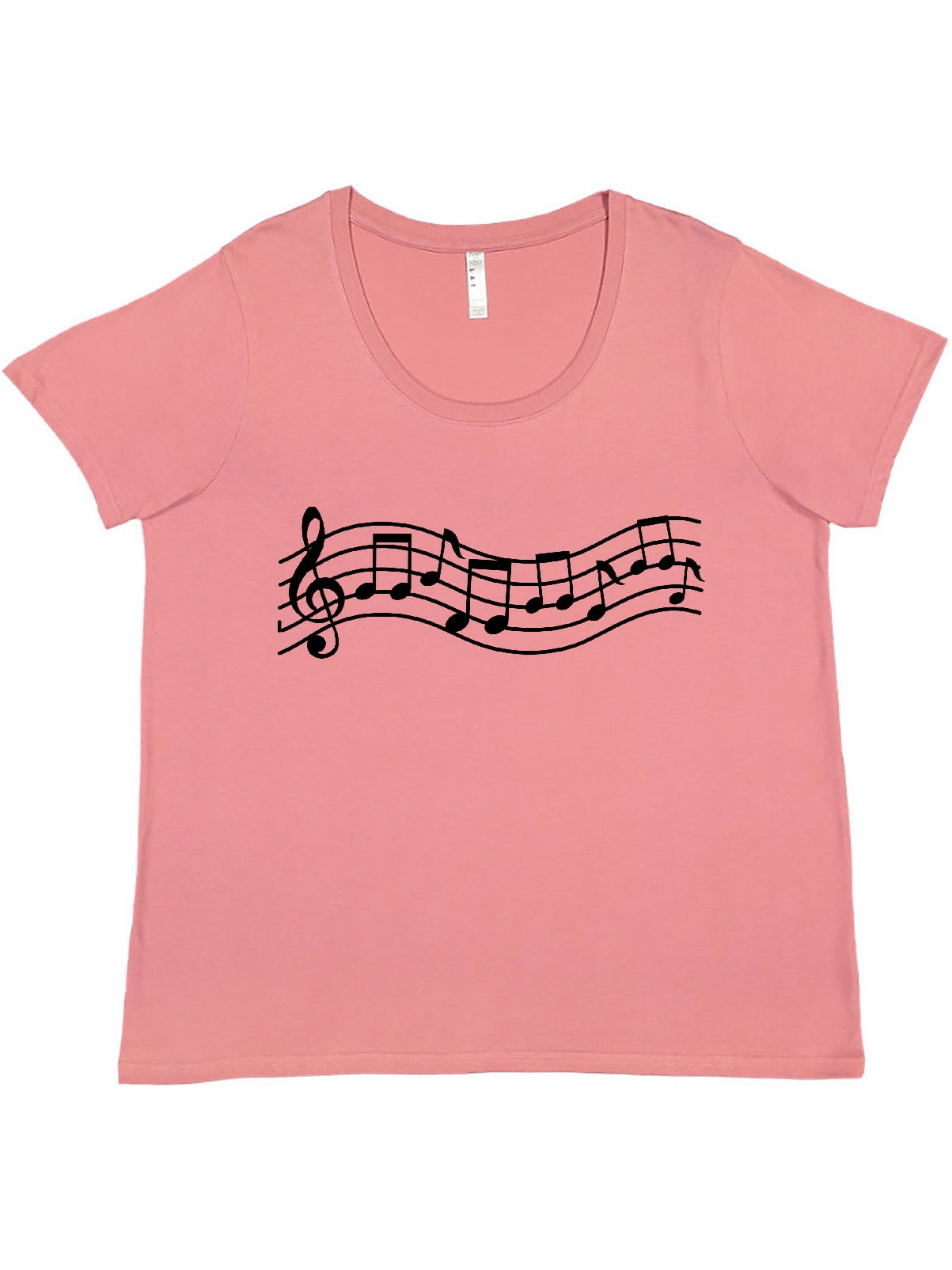 Treble Clef Red Adult T-Shirt 