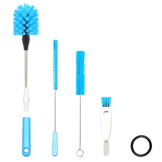 Juego de cepillos para botellas Toole 4 en 1, limpiador de pajitas para botellas de agua