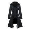 thumbnail image 1 of TISHITA Vintage Steam Ladies Coat Jacket Gothic Long Sleeve Swallowtail Jacket XL, 1 of 6