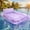 Purple, variant on Inflatable Pool Lounger Float, 69 Inch Water Lounge Raft with Pillow and Built-in Cup Holder, Glitter Mesh Pool Bed for Beach, Lake, Pool, Summer Parties