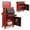 Black & Red, variant on Topcobe 2-in-1 Tool Chest and Cabinet with 5 Sliding Drawers, Tool Chest Workbench, Garage Workshop Tool Organizer, Black