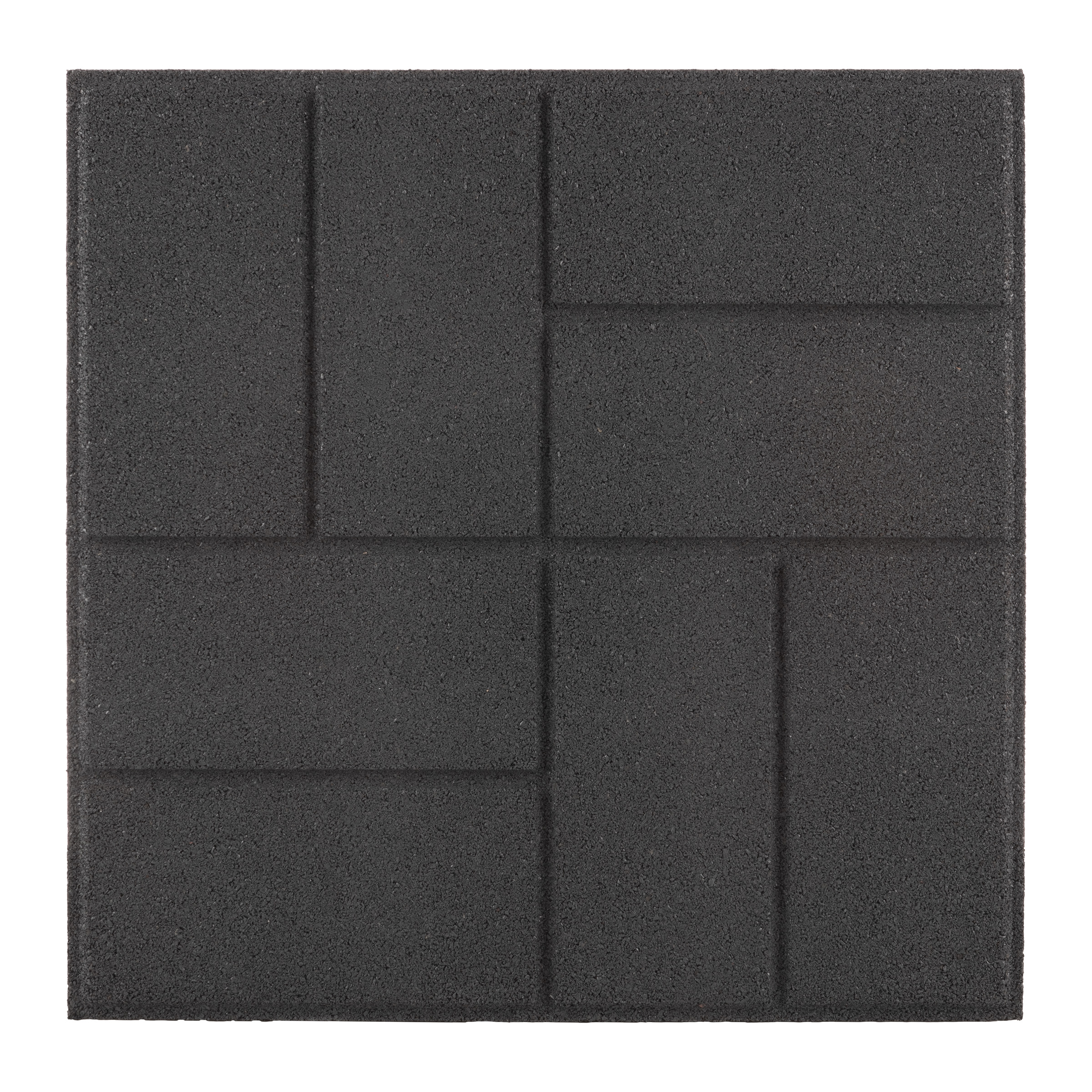 Pure Garden Rubber Deck Tiles 8-Pack - 28SQFT Outdoor Flooring Pavers, Gray
