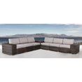 thumbnail image 2 of Living Source International Ensemble Sectionnel 9 Pcs avec Coussins en Espresso, 2 of 3