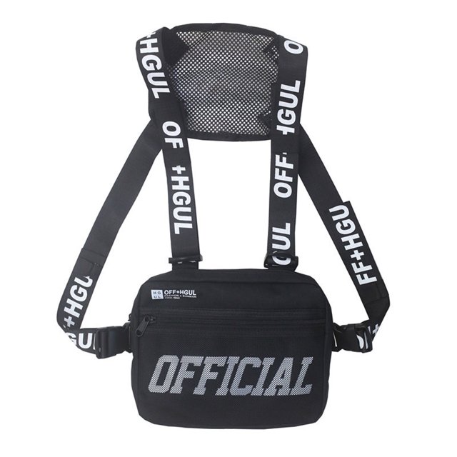Bolsa de pecho para hombre Práctica bolsa de pecho Mochila para correr Camiseta sin mangas Bolsa de pecho ligera