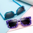 thumbnail image 3 of Gafas de sol con diseño de enredadera para niño y niña, lentes de sol con diseño de mosaico divertido, gran oferta, novedad de 2021, 3 of 4