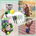 thumbnail image 5 of 6 Rolls 6 Styles Tennis Printed Polyester Grosgrain Ribbon Garment Accessories Mixed Color 3/8 inch(10mm) about 5.00 Yards(4.57m)/Roll 1 roll/style, 5 of 5