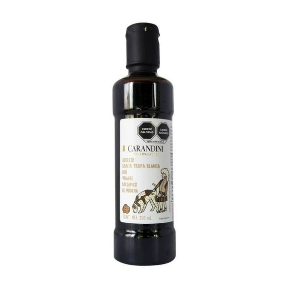 Aderezo Carandini sabor trufa blanca con vinagre balsámico 250 ml