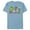 Ocean Blue, variant on Disney The Nightmare Before Christmas Snow Family Trip 2024 - Short Sleeve Blended T-Shirt for Adults - Customized-Dark Heather