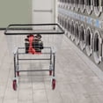 thumbnail image 4 of Wire Laundry Cart with Wheels, Rolling Laundry Basket, Commercial Basket Carts for Laundry Room, Hotel, Home, Apartment, 4 of 15