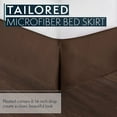 HC Collection Queen Microfiber Bed Skirt Fade & Wrinkle Resistant, 14
