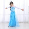 thumbnail image 3 of YUEHUAN Girl's Blue Princess Dress Queen Dress Christmas Birthday Dress Up, 3 of 8