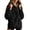 Black, variant on Mock Neck Sweatshirt for Women Solid Color Button Long Sleeve Loose Relaxed Fit Casual Lightweight Ribbed Cuffs Cozy Classic Everyday Fall Winter Pullover