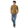 thumbnail image 3 of Wrangler Workwear Men's Long Sleeve Henley Shirt, Size Small to 3XL (Men's and Big Men's), 3 of 5