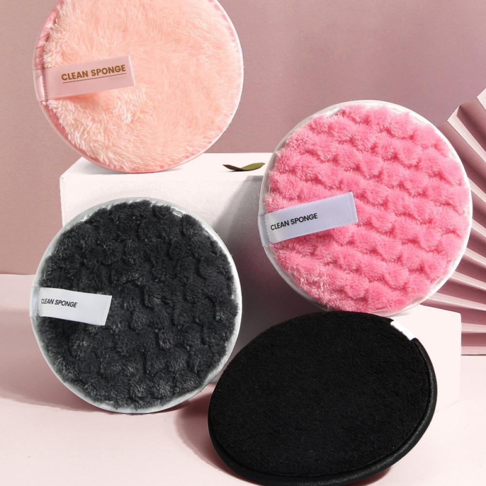 Reusable Makeup Remover Pads, 2pcs Microfiber Cleansing Facial Rounds