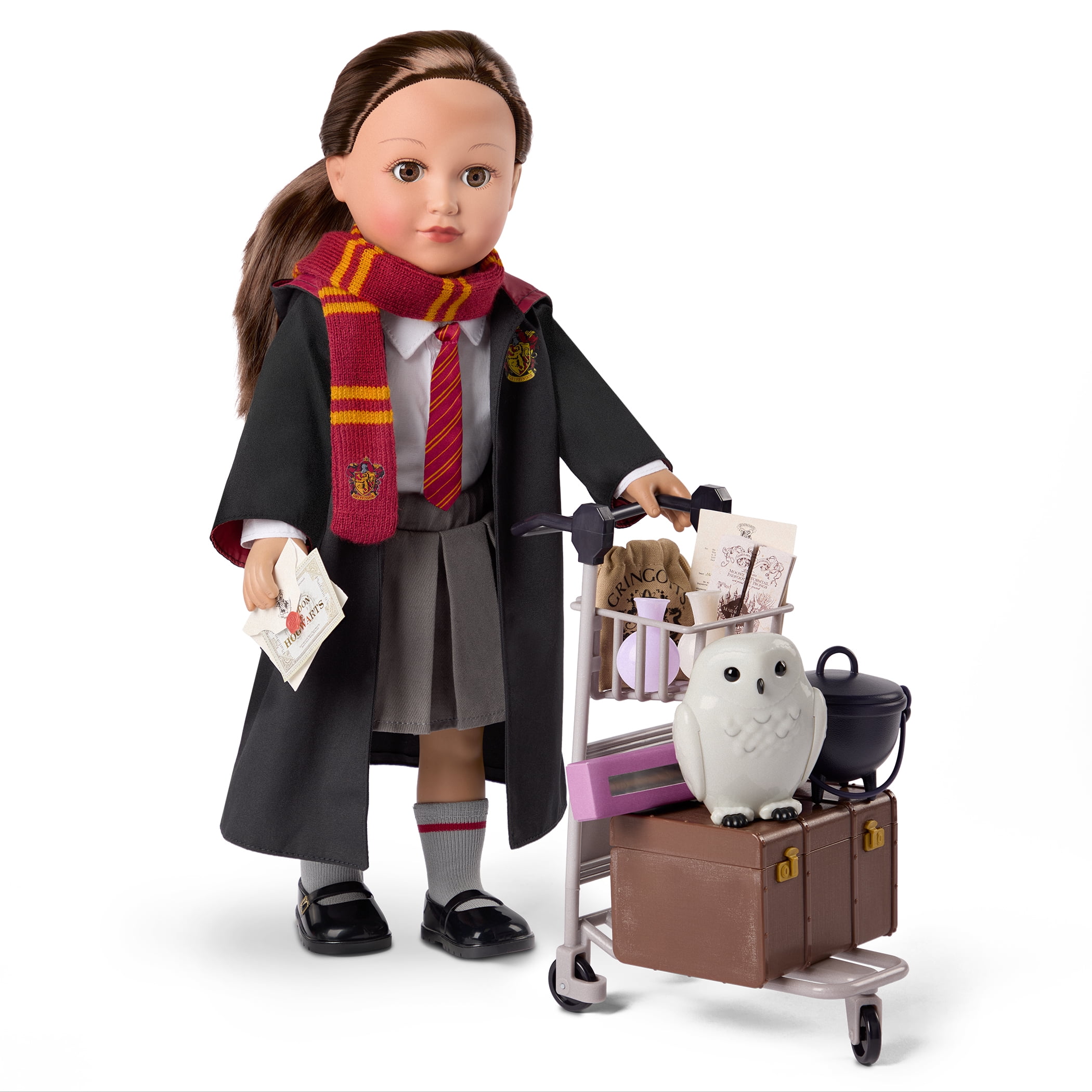Harry Potter ™ Hogwarts Express ™ Wizard Accessories with Owl for 18-inch Dolls Toys Kids 5 Years +