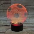 thumbnail image 3 of QualitChoice 3D Visual Soccer Night Lamp USB LED Touch Sensor Football Shaped Night Light Gift, 3 of 6