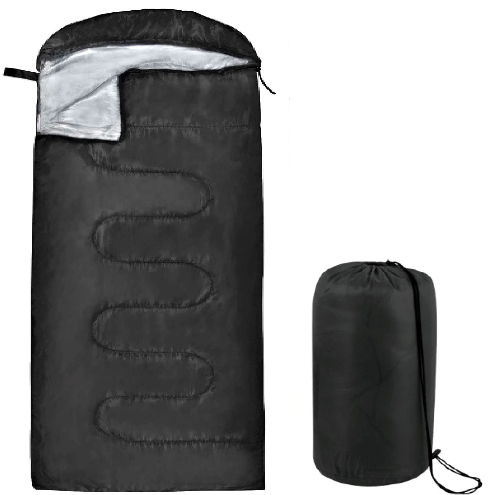 Trail Maker 50-70 F Rectangular Sleeping Bag, Black