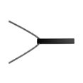 thumbnail image 3 of Black Bar Pendant Necklace, Stylish Cool Sweater Accessory Exquisite Rectangle Bar Pendant Necklace For Men For Party ANGGREK AH3154, 3 of 8