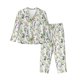thumbnail image 1 of Fotbe Wisteria Flower Conjunto de Pijama de Manga Larga para Mujer con Estampado, Ropa de Dormir de 2 Piezas, Conjunto de Casa Suave y Cómodo con Bolsillos-Large, 1 of 7