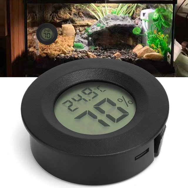 Humidity Temperature Meter Reptiles Hygrometer, Reptiles Hygrometer, Embedded Reptiles Household Nursery For Lizard