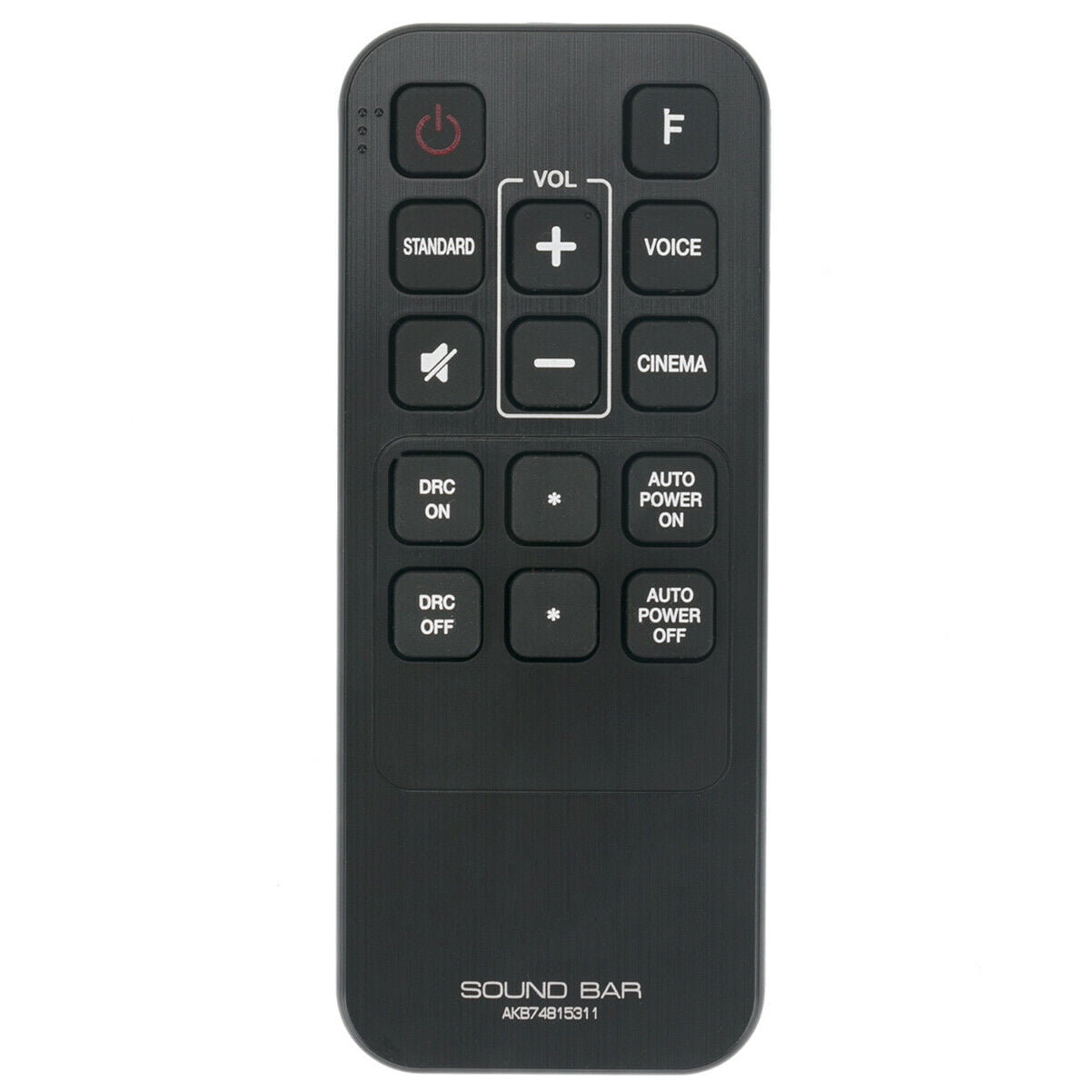 Funktionsfejl Shetland frustrerende New AKB74815311 Soundbar Remote Control fit for LG Sound Bar LAS260B  LAS160B - Walmart.com