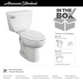 thumbnail image 5 of American Standard Cadet Pressure-Assisted 2Piece Porcelain enamel Elongated Toilet (White) No Seat, 5 of 8