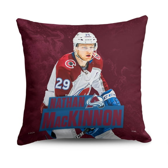 The Northwest Group Nathan MacKinnon Colorado Avalanche 18" x 18" Player Printed Throw Pillow