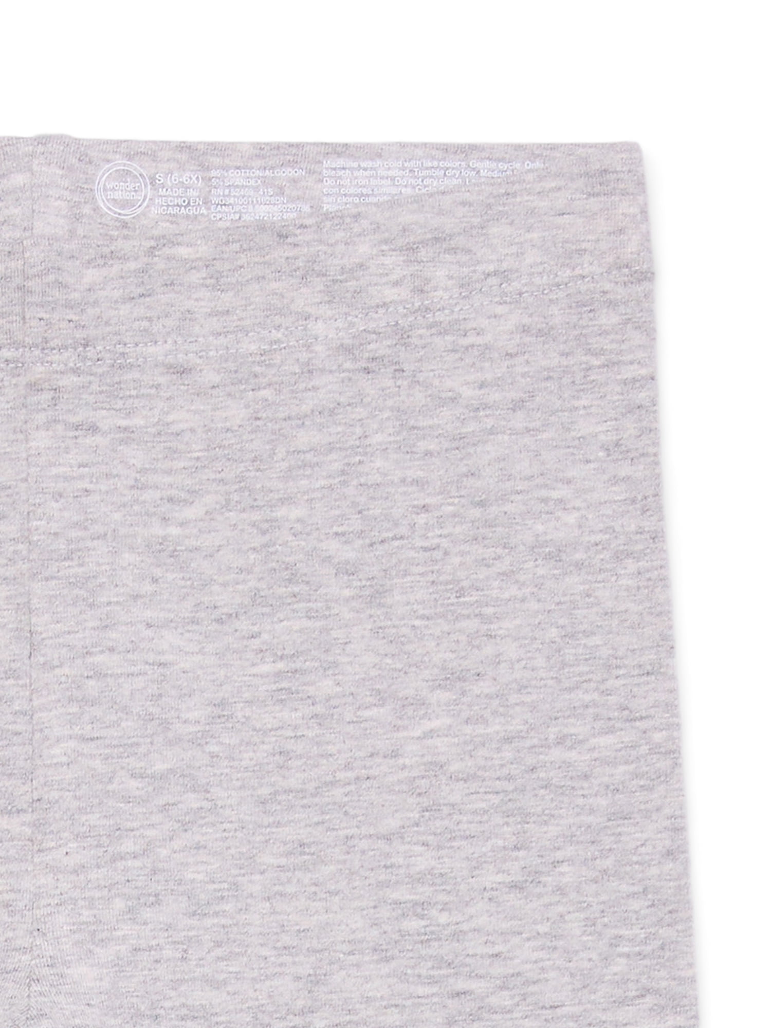 Wonder Nation Girls Kid Tough Leggings, Sizes 4-18 & Plus