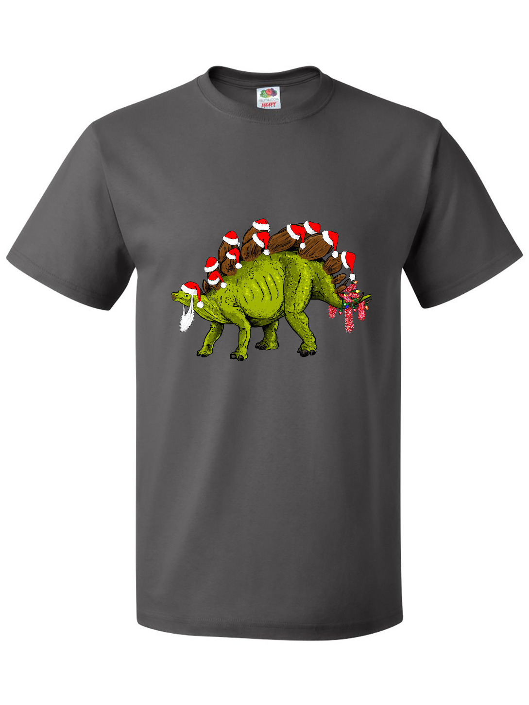 Inktastic Santa-stego-saurus T-shirt - Walmart.com