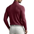 thumbnail image 4 of Mens Turtleneck Long Sleeve Shirts Thermal Pullover Tops Casual Basic Plain Undershirt, 4 of 4
