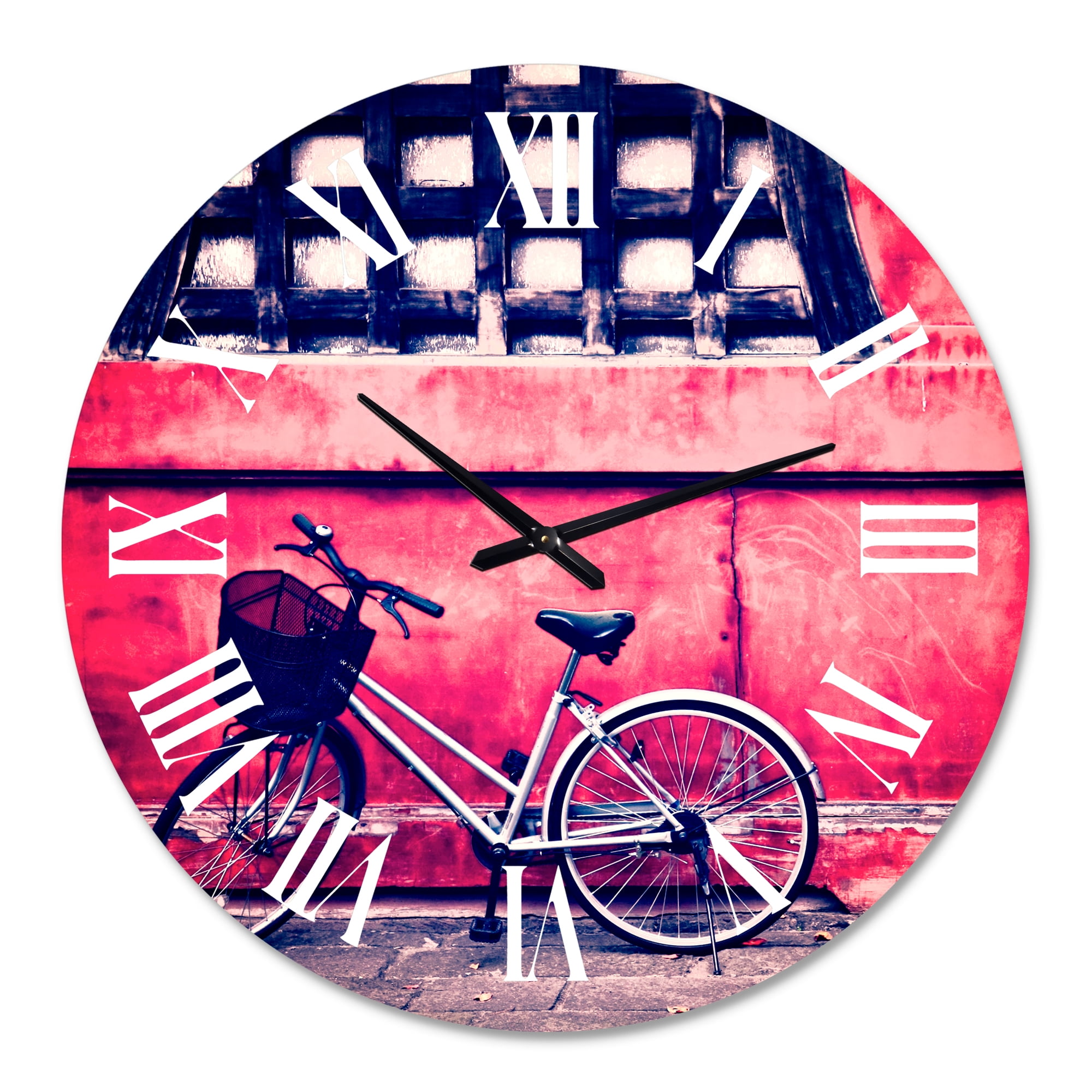 Designart 1 in Quartz Vintage Wall Clock