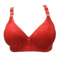 thumbnail image 4 of 3PC Push Up Bras for Womans Embroidered Breathable Wireless Padded Underwear Full Coverage Push Up Soft Bralettes Bra,Multicolor 2,38 B, 4 of 4