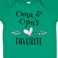 thumbnail image 4 of Inktastic Oma and Opa's Favorite Heart Grandchild Boys or Girls Baby Bodysuit, 4 of 5