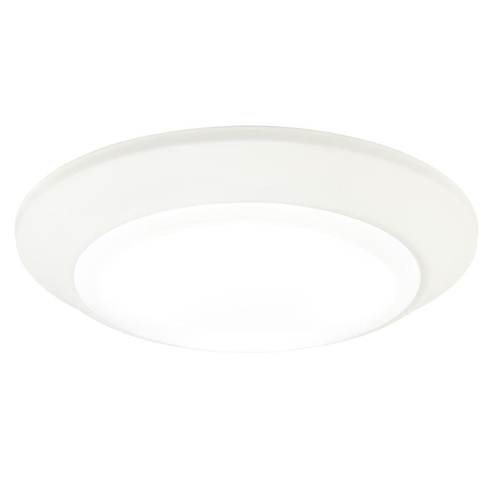 7-3/8" LED Surface Mount White Finish with Frosted Lens, 5000K