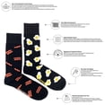 thumbnail image 2 of Friday Sock Co. Men's Bacon & Eggs Mismatched Socks, 2 of 4