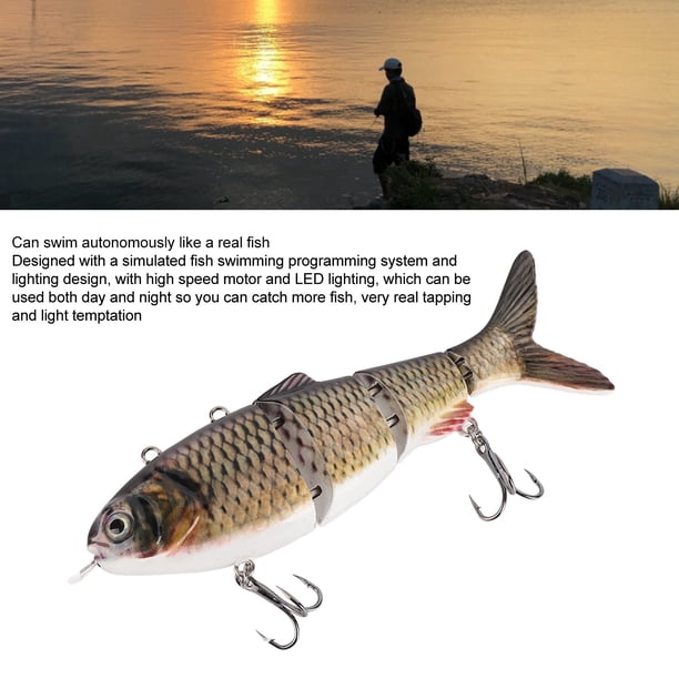 electric fishing lure design HADORAM 3.9” Robotic 4 Segment Jointed Swimbait Introducing The Mook – the groundbreaking fishing lure that has revolutionized the angling experience.Crafted and perfected by Burt Umstead over a meticulous 5 Electric fishing lure! Watch til