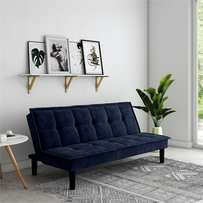 DHP Oscar Memory Foam Futon in Full Size Sofa Bed and Couch in