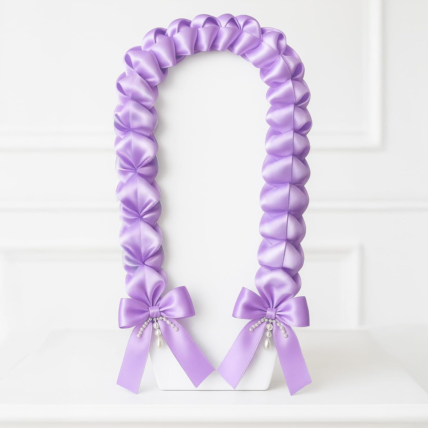 Lavender Satin Ribbon – 1 1/2'' x 100 Yards Polyester Light Purple Satin Ribbon for Gift Wrapping, Wedding & Party Decoration, DIY Crafts, Floral Bouquets, Wreath Bows