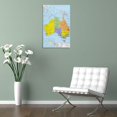 thumbnail image 5 of Australia Map Posters Poster Cool Artworks Painting Wall Art Canvas Prints Hanging Picture Home Decor Posters Gift 20x30inch(50x75cm), 5 of 6