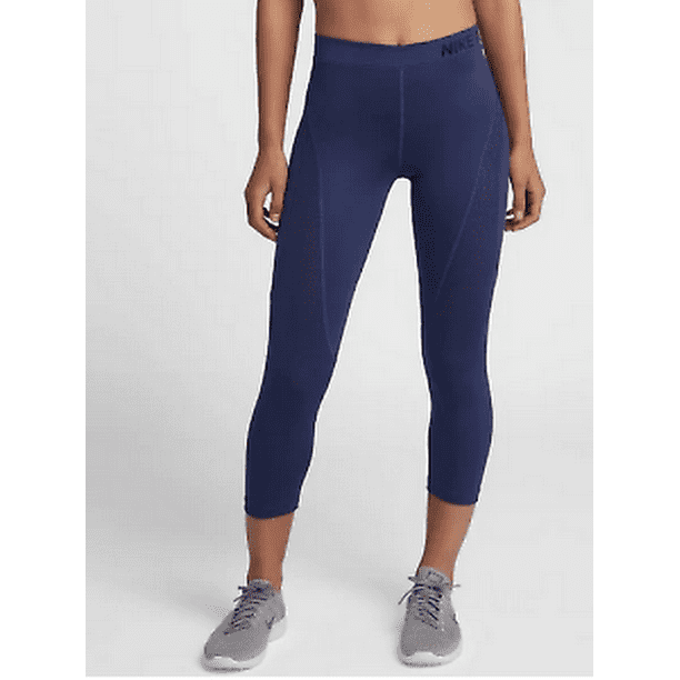Raad dood een beetje Nike Pro Hypercool Womens Training Capris Midnight Sprauce Blue/Black Size  Small - Walmart.com