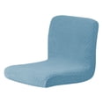 thumbnail image 2 of Bar Stool Covers, Stretch Bar Stool Chair Cover SliPCovers, Jacquard Counter Stool Bar Chair Covers for Kitchen Pub Dining Room (Blue), 2 of 9