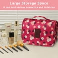 thumbnail image 4 of Neceser YEMEDA Travel impermeable con gancho rojo vino, 4 of 6