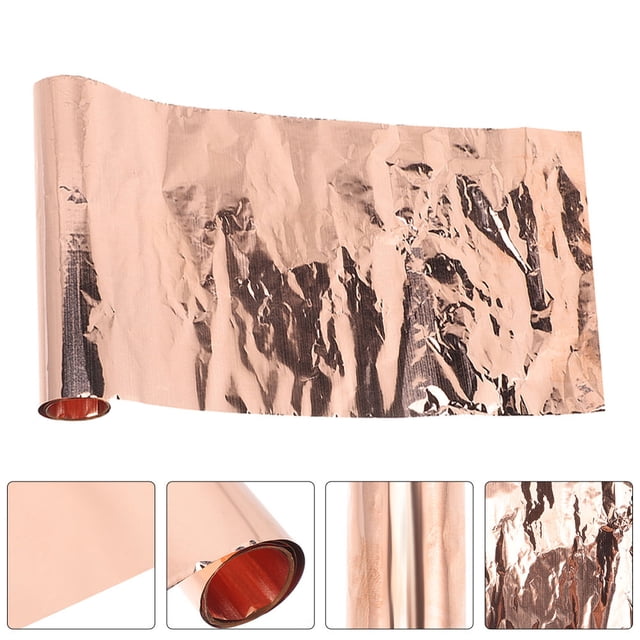 NIYANGLE Copper Foil Roll 1 Roll Copper Material Easy To Shape For Crafting Projects Durable Quality